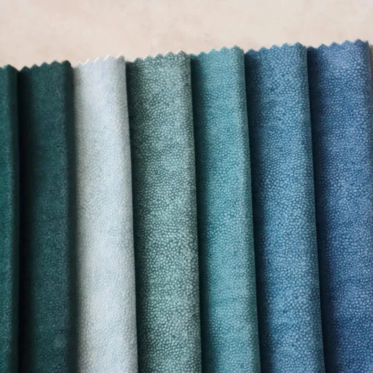 Faux Leather Printed Holland Velvet Sofa Furniture Fabric factory